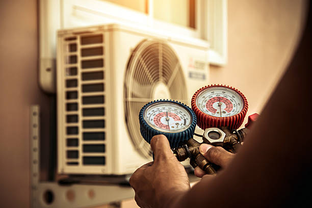 Professional Hvac technician working in Waldo, WI